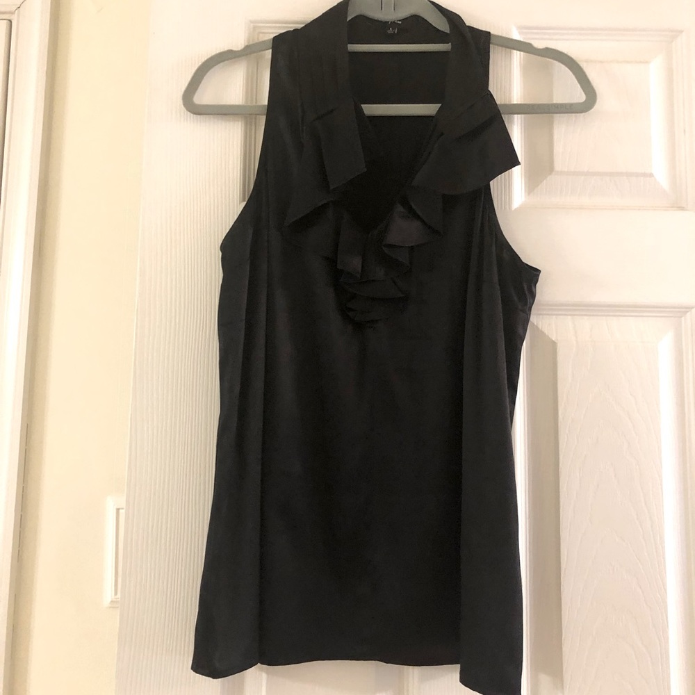Express Silk Black Blouse